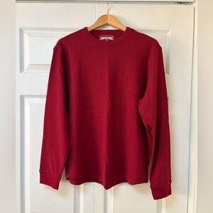 American Eagle Outfitters Red Long Sleeve Shirt Size L